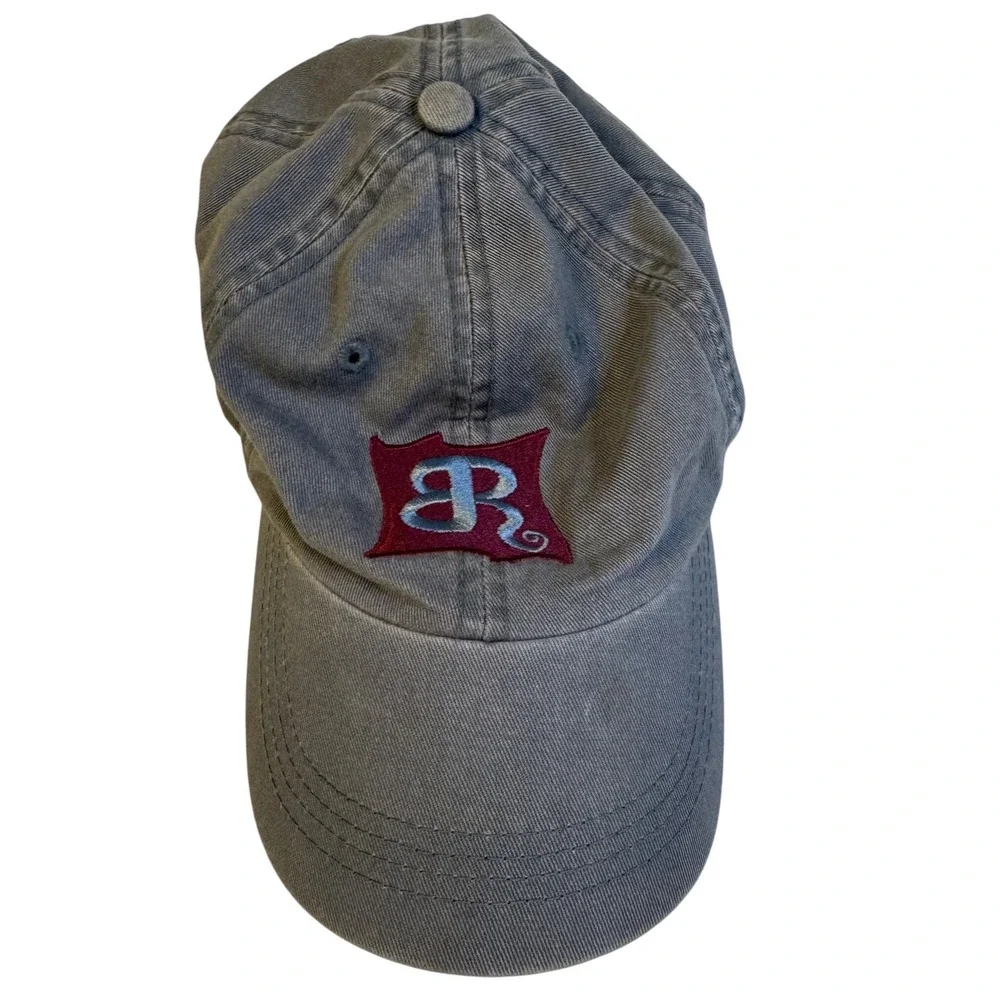 Bonnie Raitt Alternative Apparel Grey Washed Cotton Baseball Hat Concert Merch